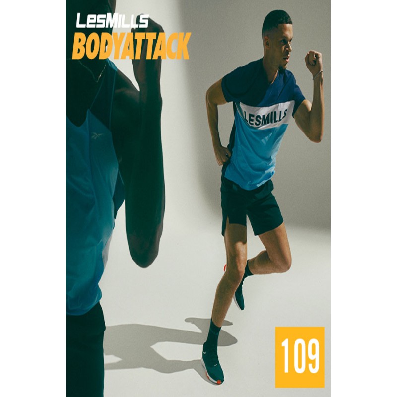 [Hot Sale]LesMills BODY ATTACK 109 New Release 109 DVD, CD & Notes